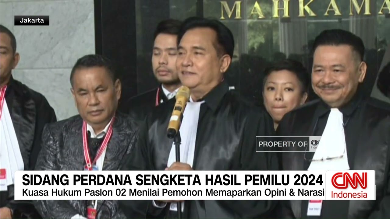 Sidang Perdana Sengketa Hasil Pemilu 2024