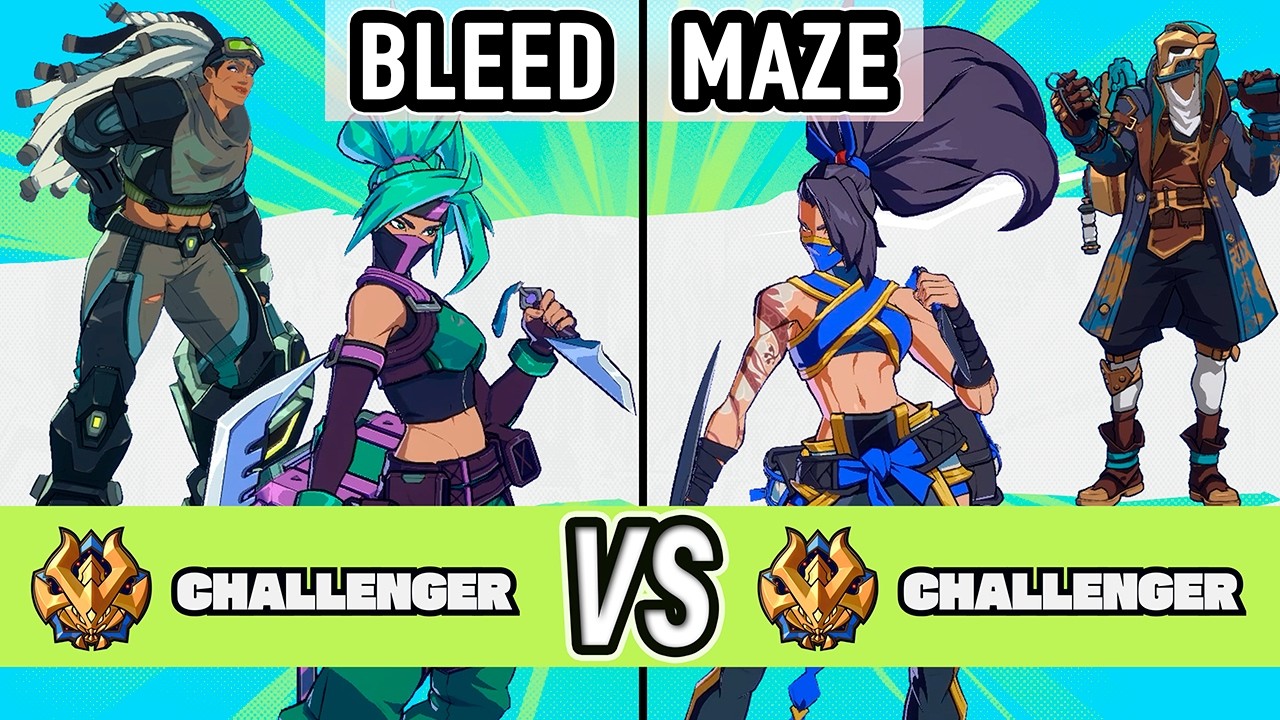 2XKO ▰ Bleed (Akali / Illaoi) vs Maze (Akali / Ekko) ▰ Akali DLC gameplay day 1