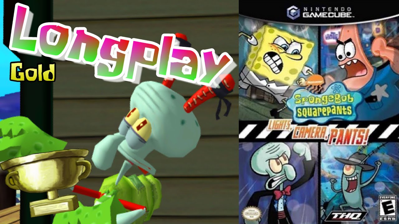SpongeBob SquarePants Lights, Camera, Pants! - Longplay | Gold (Hard Difficulty) [4K]