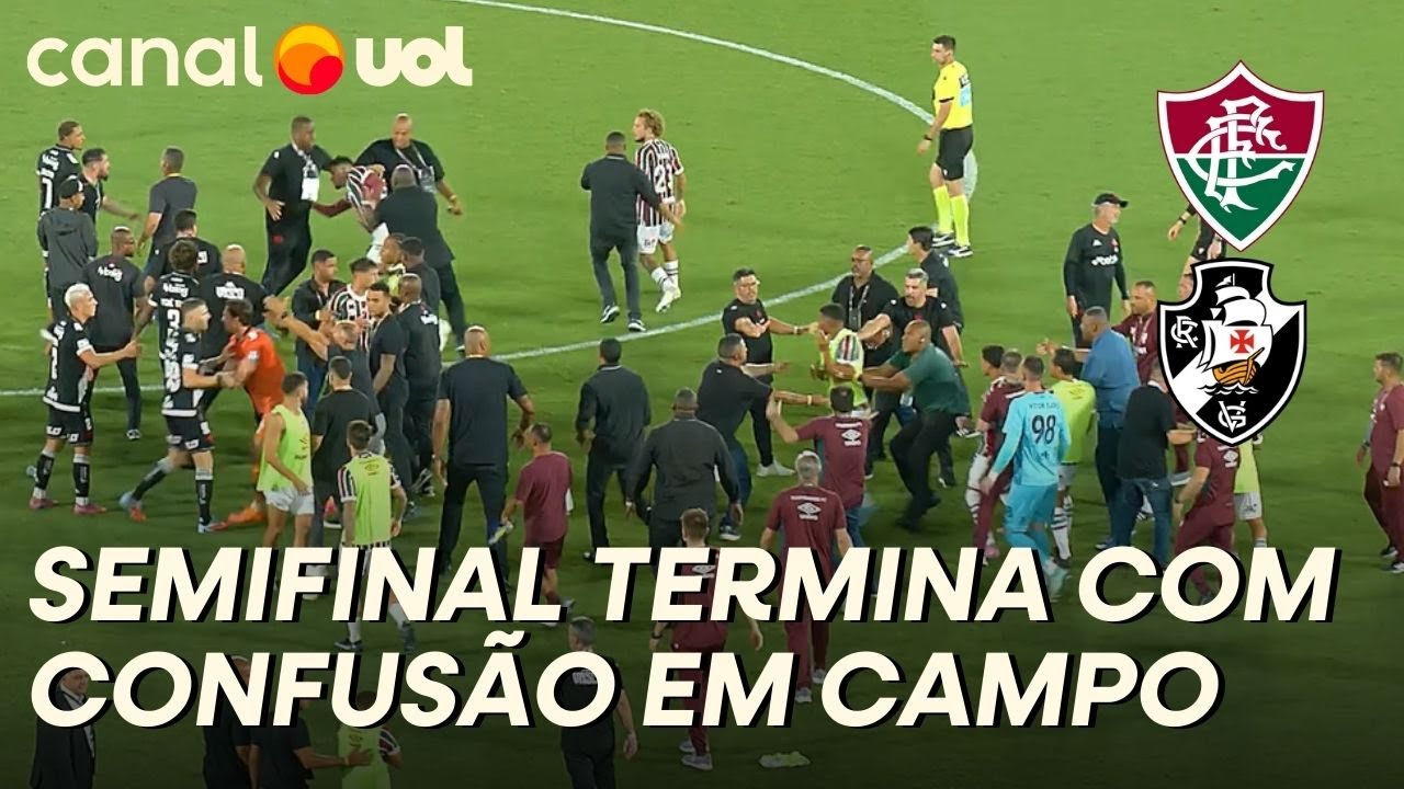 FLUMINENSE X VASCO: SEMIFINAL DA COPA DO BRASIL ACABA COM CONFUS&Atilde;O ENTRE JOGADORES
