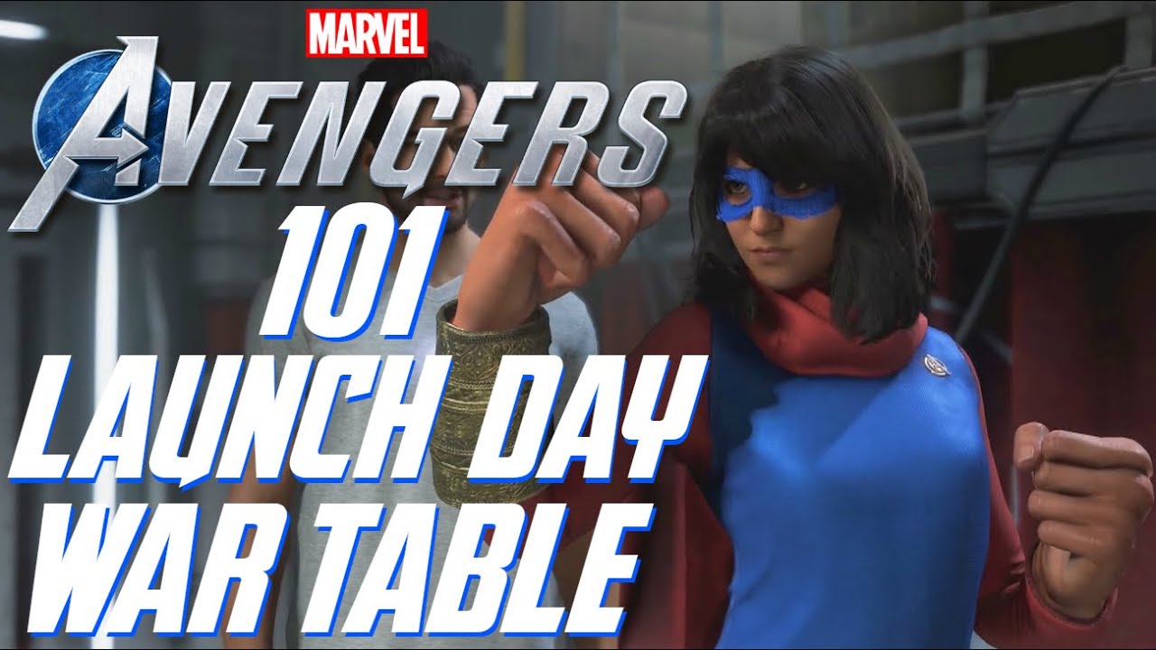 Marvel's Avengers: 101 - Launch Day War Table INFO, Spider-Man Release Month LEAKED, & More!!!