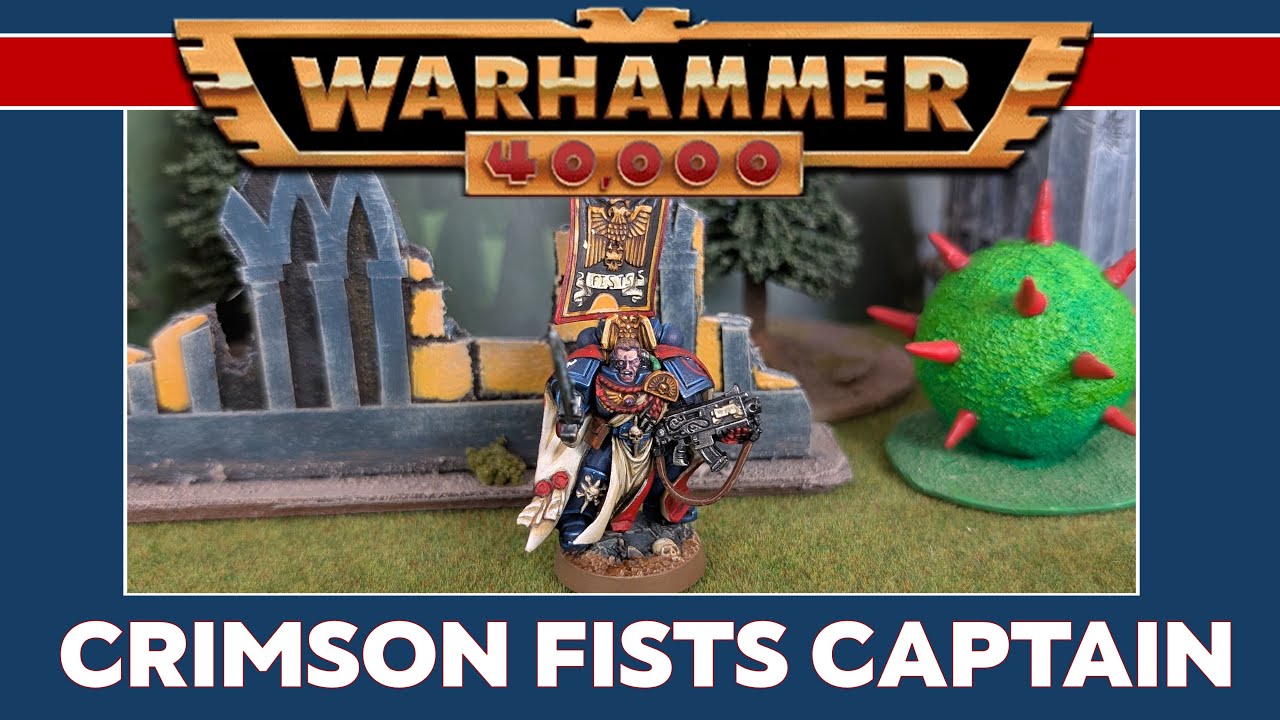 Assault on Black Reach Space Marine Captain Painting | Warhammer 40k