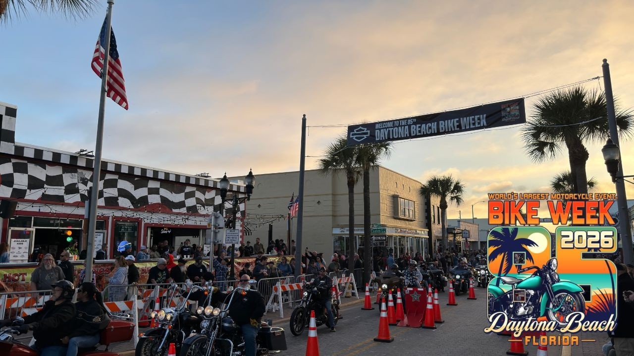 Daytona Bike Week 2026 (85th Anniversary) – Main Street Full Walking Tour