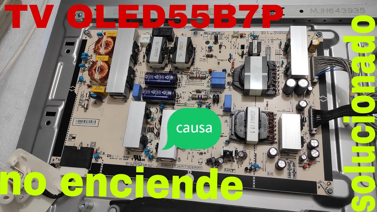 reparaci&oacute;n de fuente de poder de un TV que no enciende paso a paso