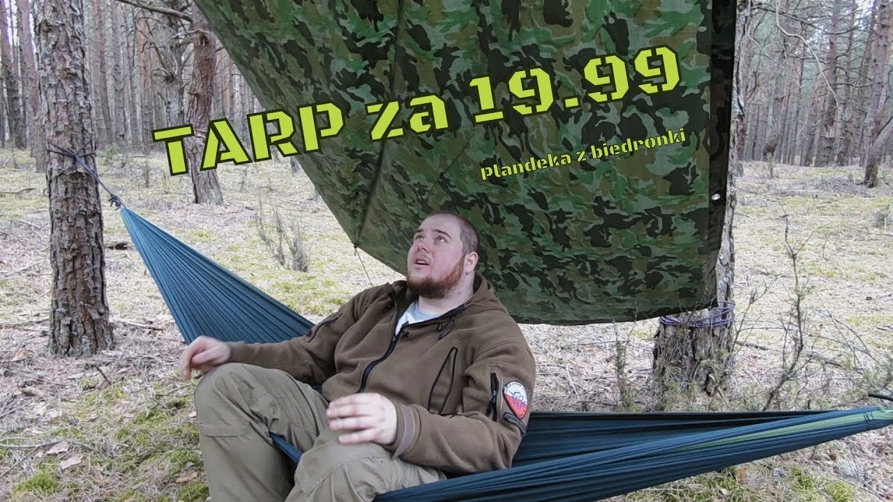 Plandeka z Biedronki czyli Bieda Tarp za 19.99
