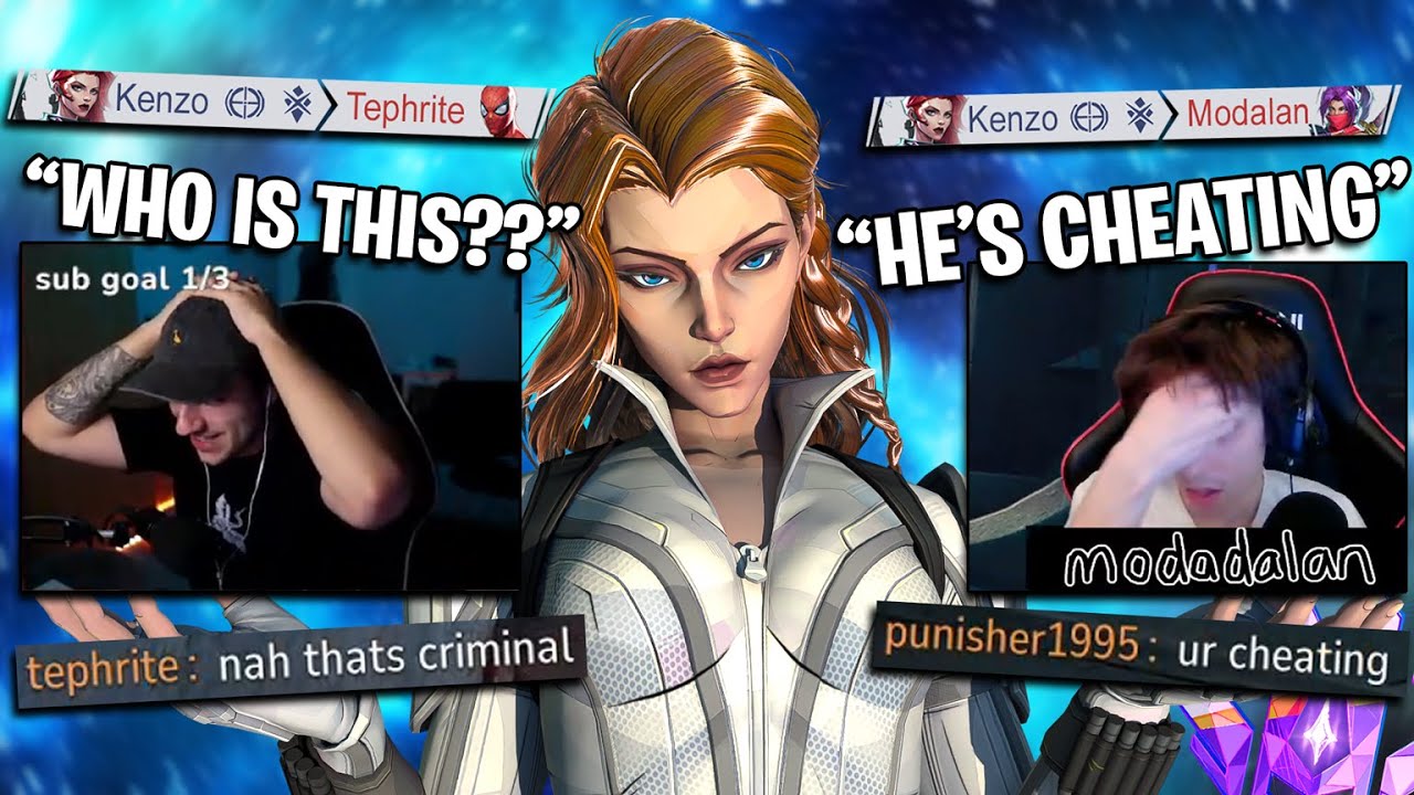 Twitch Streamers reaction to my Black Widow in Marvel Rivals