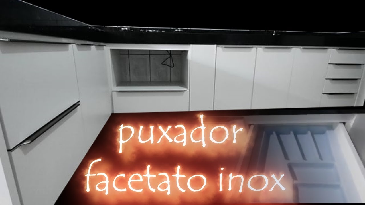 Cozinha Com Puxador Facetato - Rometal