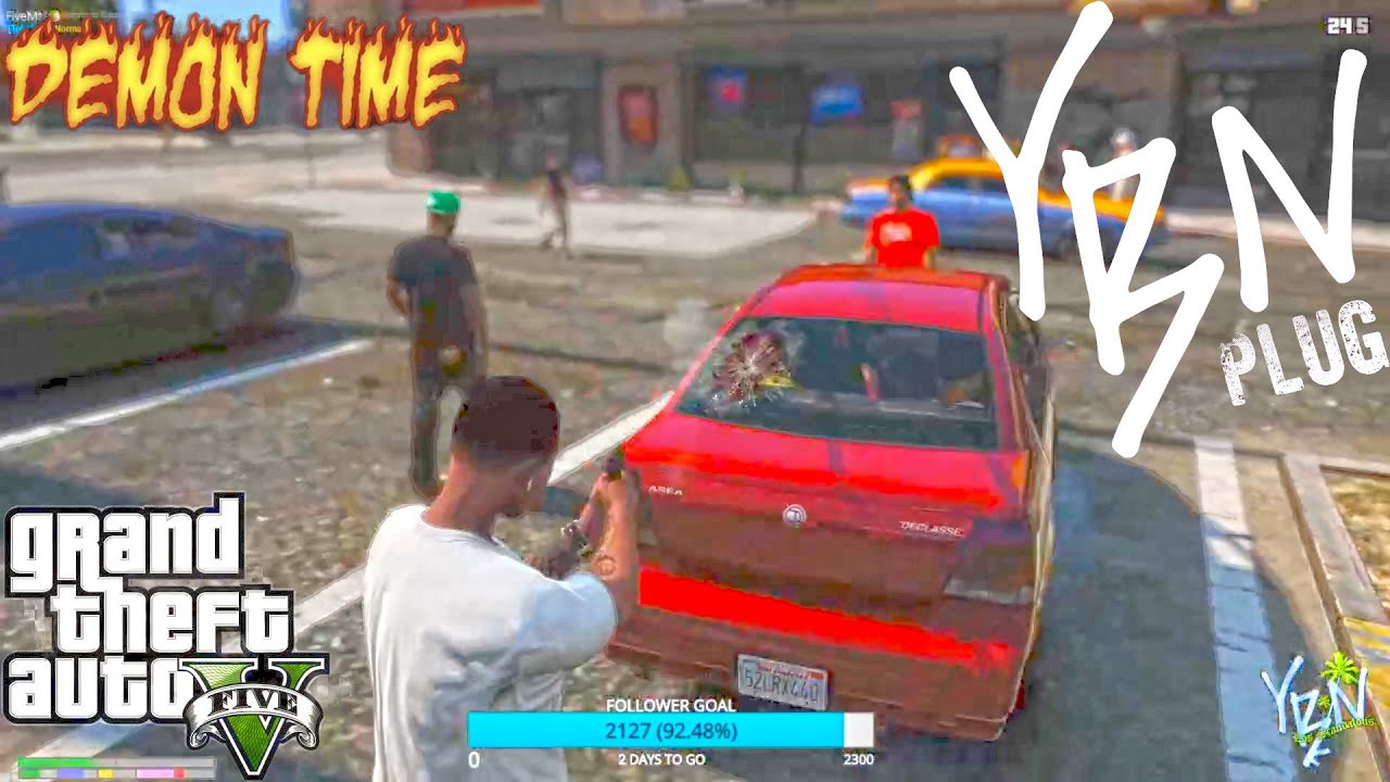 YBN GLIZZY ON DEMON TIME | YBN Los Scandalous | YBN LS | GTA RP Funny Moments | YBN Server