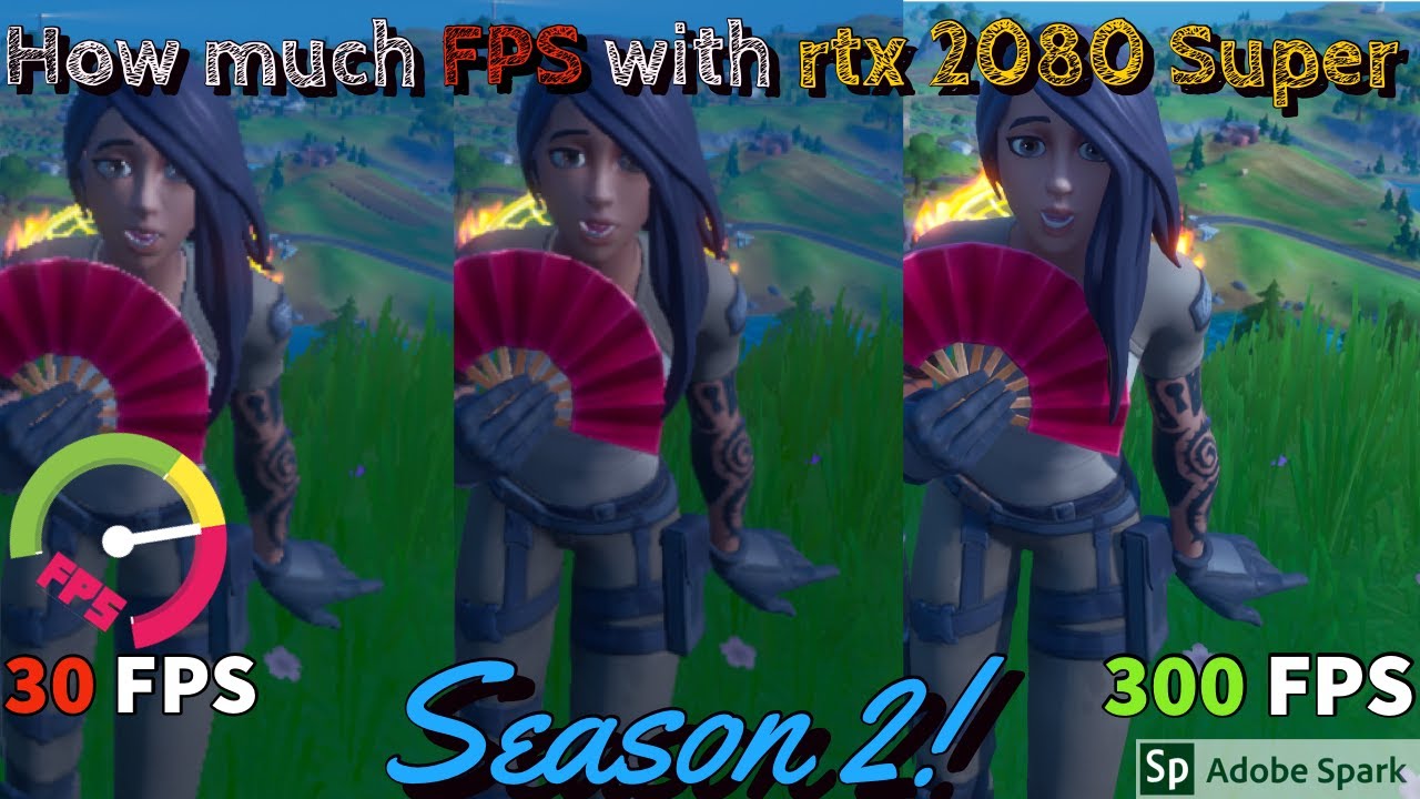 Fortnite Chapter 2 Season 2 FPS TEST RTX 2080 Super I7-9700k 16GB RAM (1920x1080) PvP & Creative