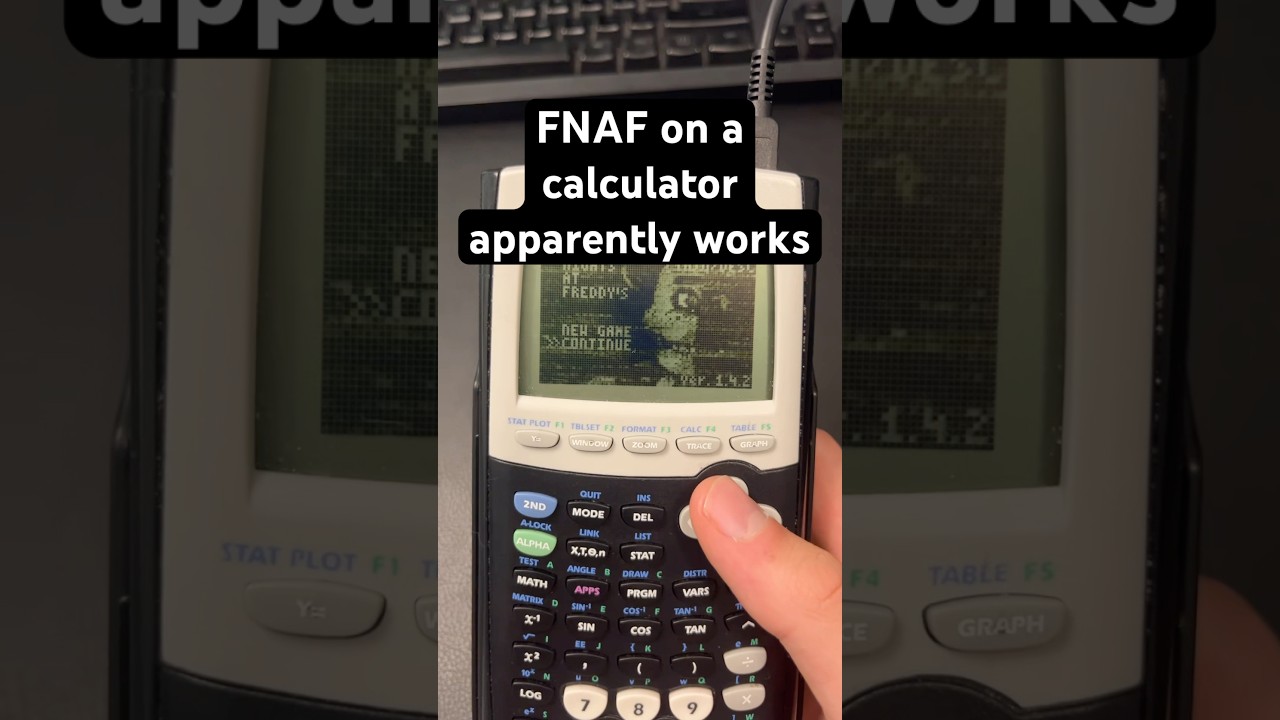 Five Nights at Freddy&rsquo;s on a calculator #tech #gaming #calculator #techtok #yaptech