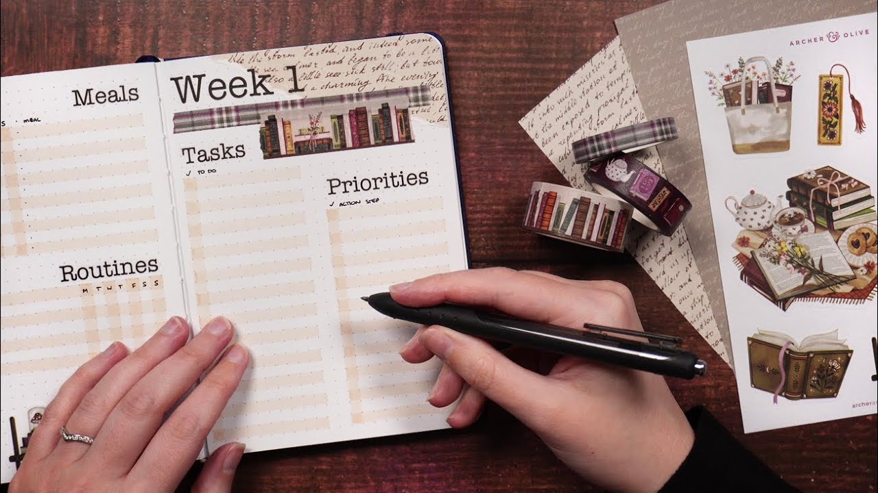 Настройка Bullet Journal на декабрь 2025 г. 💜