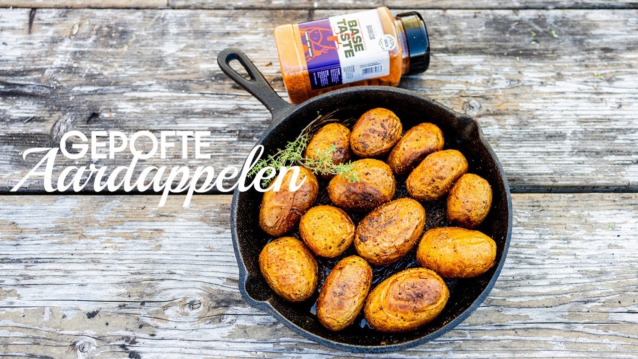 Gepofte aardappelen met BBQ rub