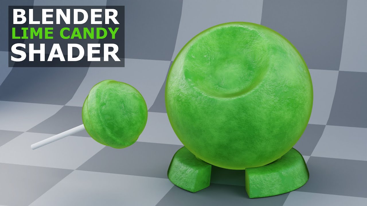 Easy Lime Candy Shader In Blender | Tutorial