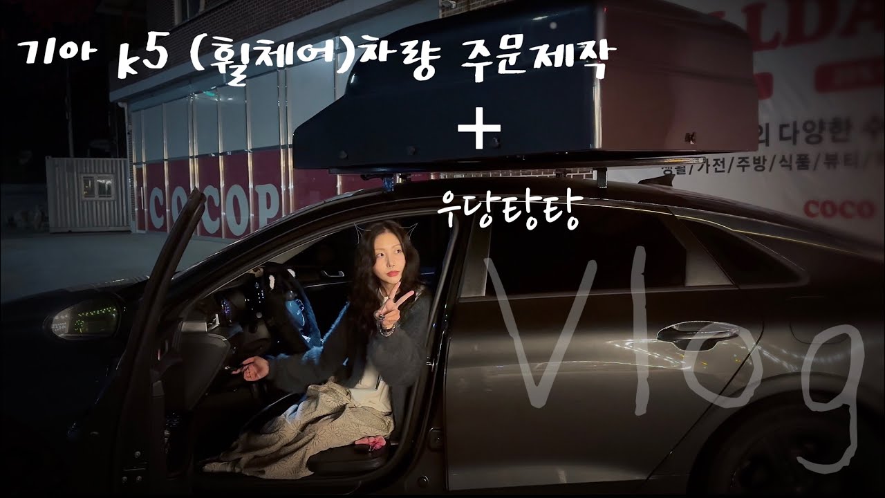 K5 주문제작 (휠체어)차량 작동법 및 우당탕탕 daily mood(VLOG)🤍