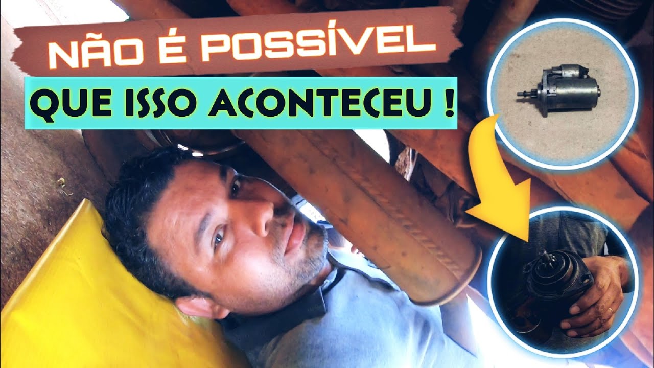 COMO RETIRAR MOTOR DE ARRANQUE DA KOMBI