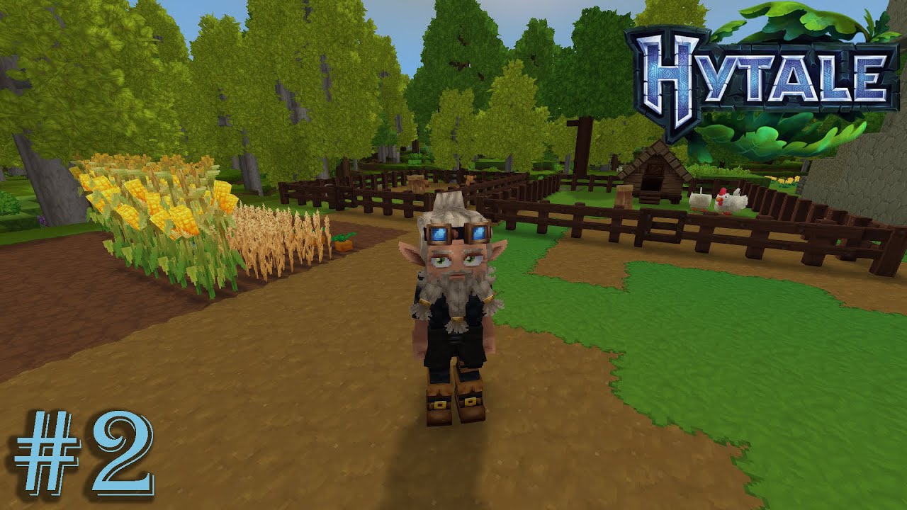 ФЕРМА В HYTALE пшеница, морковь и кукуруза 🌽 Первый прогресс
