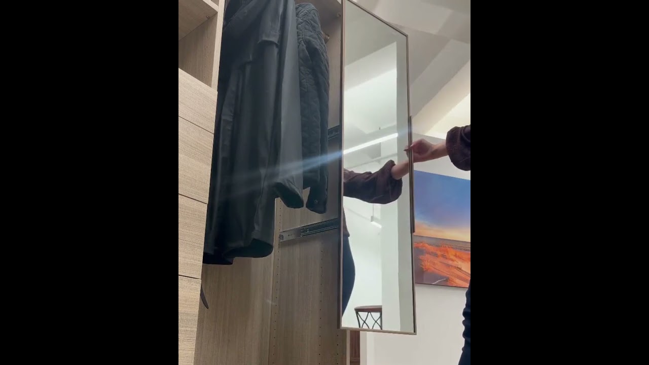 Full rotation mirror from H&auml;fele #dreamhome #shorts #h&auml;fele