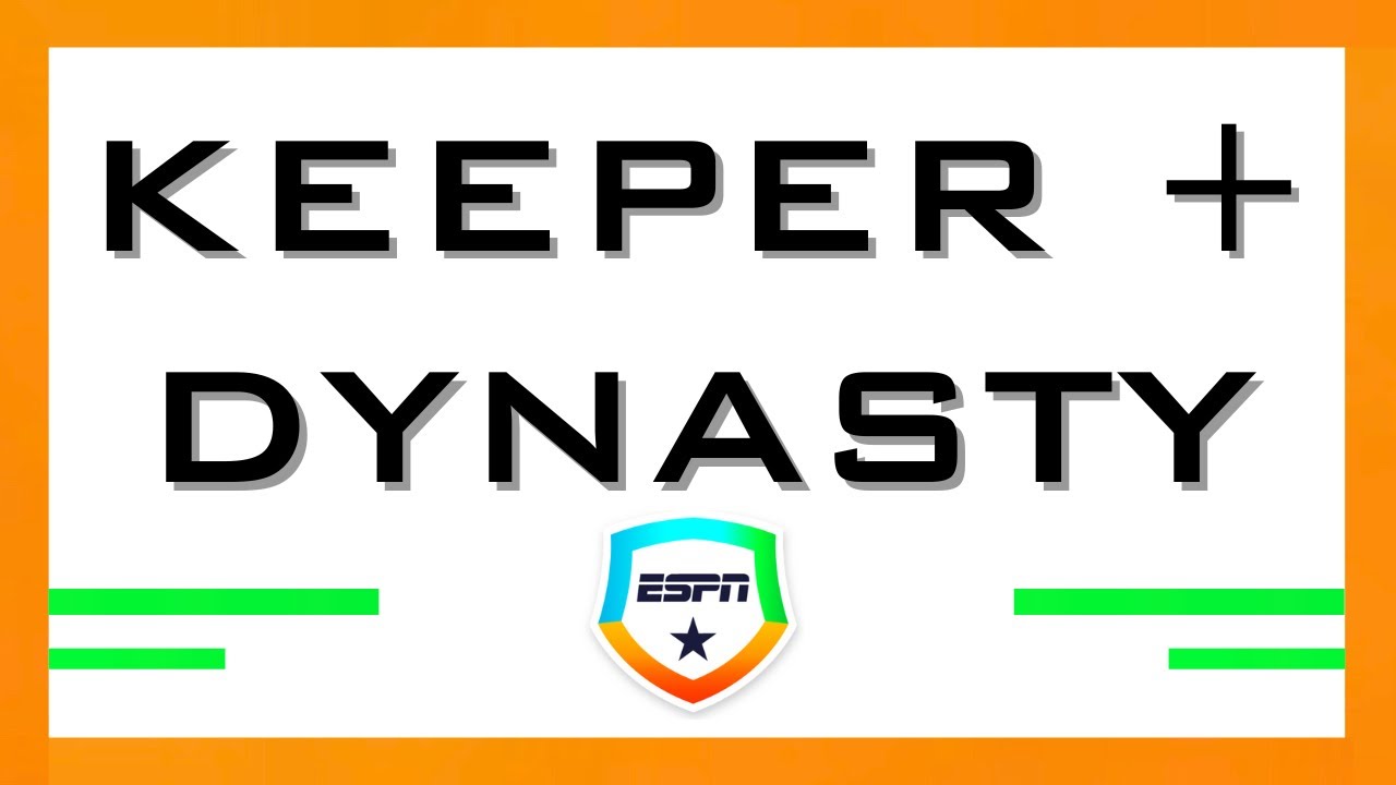 Keeper + Dynasty ESPN Fantasy Tutorial 2024