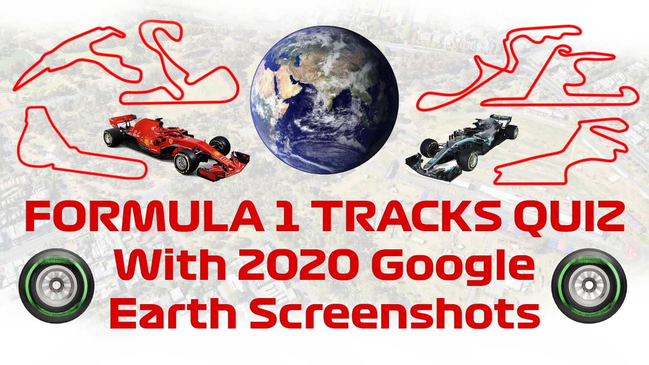 1950-2020 Formula 1 circuits with Google Earth view. Can you recognise all of them from above?