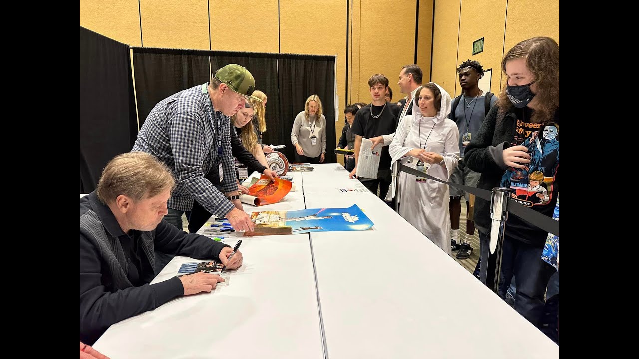 Meeting Mark Hamill (Luke Skywalker) at Fan expo San Francisco
