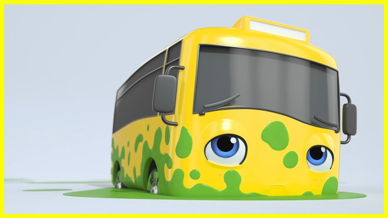 Oh No! Buster’s Stuck in the Slimy Green Puddle | Go Buster | Baby Cartoons | Kids Videos | Single