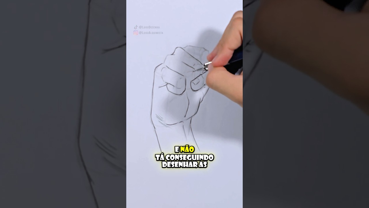 5 Dicas para Desenhar M&atilde;os! Como desenhar m&atilde;os! #arte #Desenho #drawing #Dica #ComoDesenhar #M&atilde;os