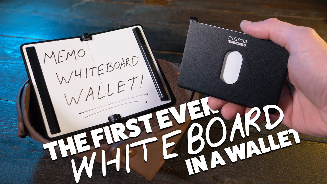 Organize your life with MEMO - The Whiteboard Wallet! (Is this a game changer?)