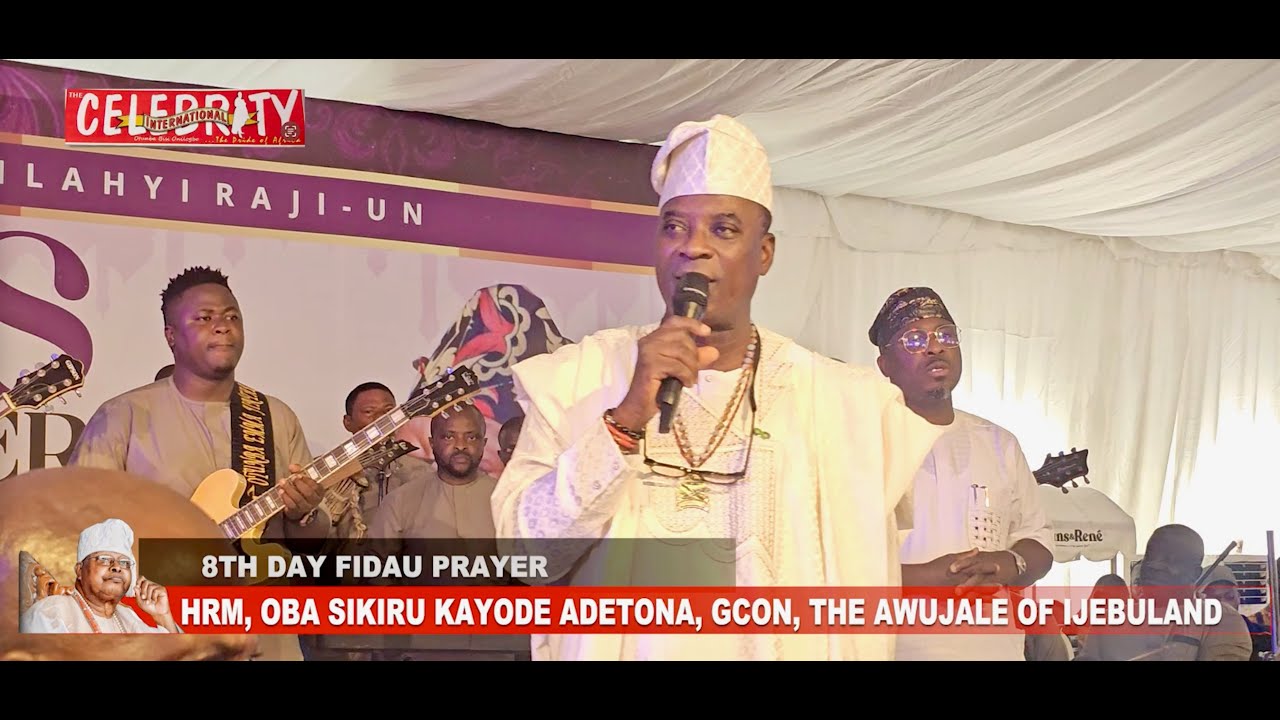 K1 DE ULTIMATE LIVE @ THE 8TH DAY FIDAU PRAYER OF THE AWUJALE OF IJEBULAND