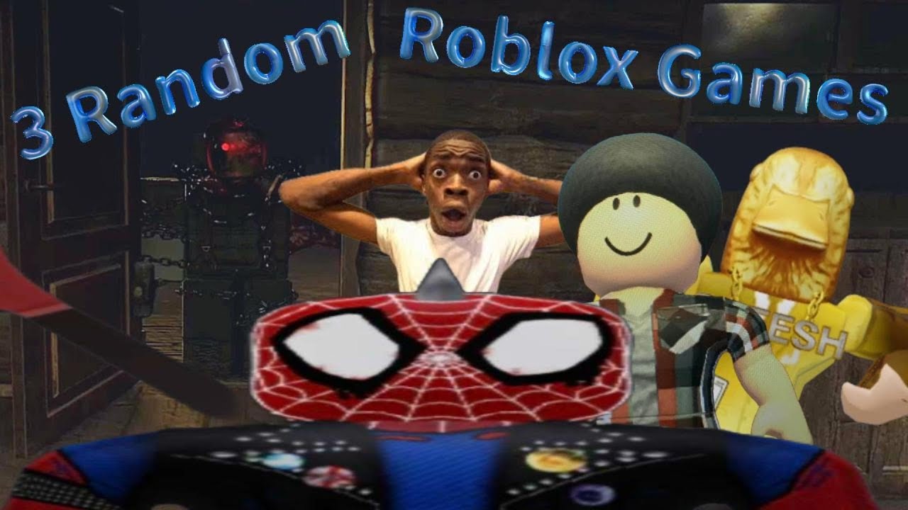 3 Random Roblox Games (With Special Guests)