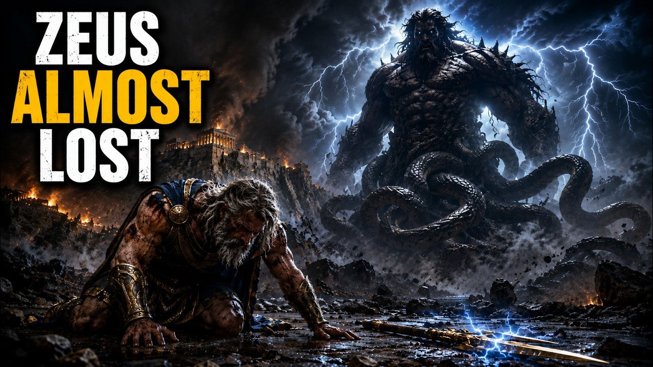 Zeus vs Typhon: The Monster That Nearly Destroyed Olympus #Zeus #Typhon #GreekMythology