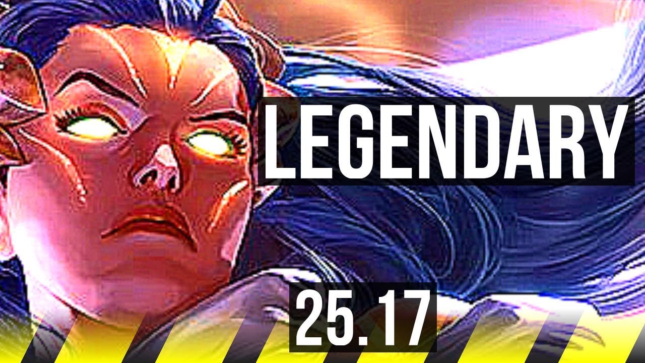 VAYNE & Rell vs YUNARA & Lulu (ADC) | 14/0/5, Legendary | KR Master | 25.17