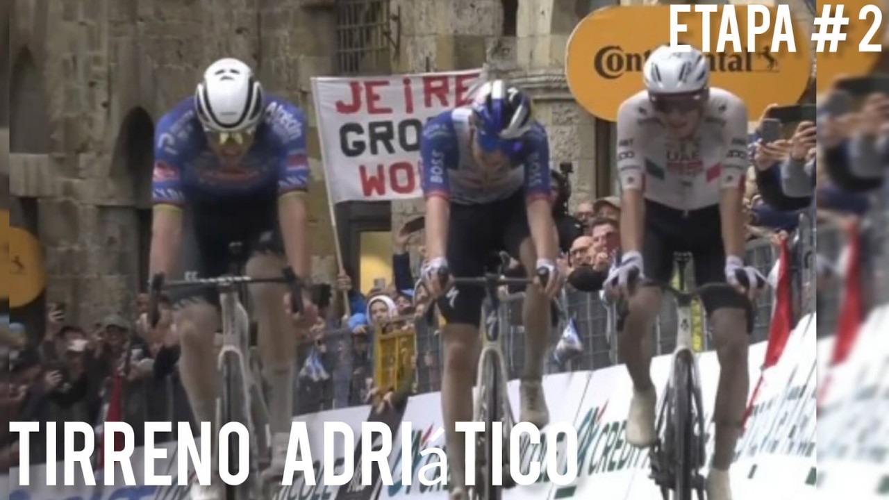 ETAPA # 2 TIRRENO ADRIÁTICO 2026 BUITRAGO, DEL TORO, CARAPAZ