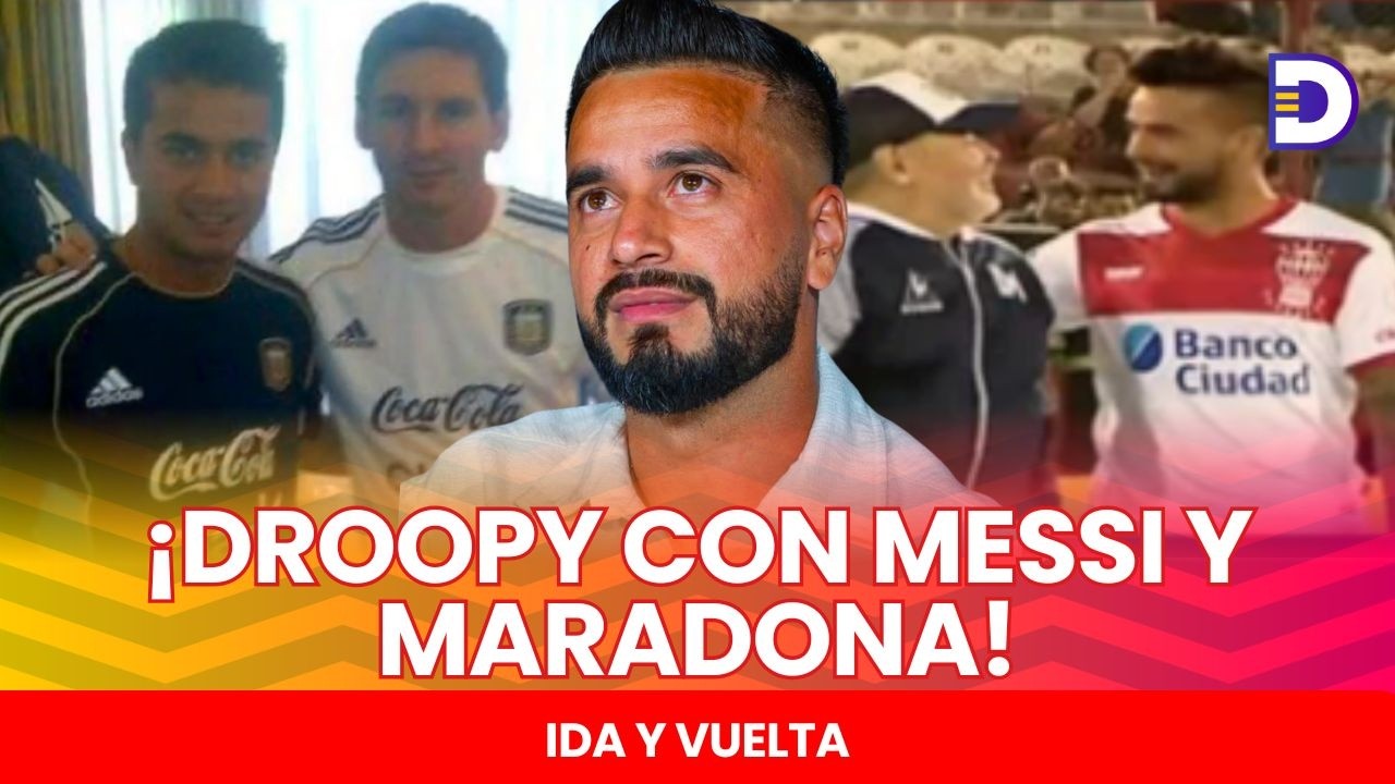 Droopy Gómez comparte sus anécdotas con Messi y Maradona y revela por qué rechazó al Alajuelense