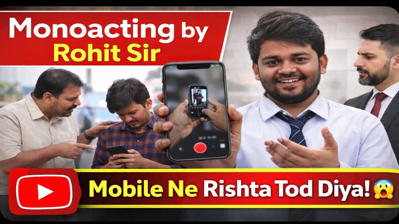 Mobile Ne Rishton Mein Zehar Ghol Diya 😲 | Father vs Son & Employee vs Boss |Monoacting|#monoacting 