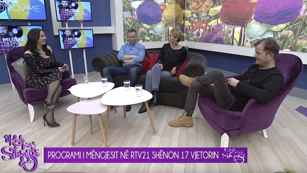1 Kafe prej Shpise - Programi i m&euml;ngjesit n&euml; RTV21 sh&euml;non 17 vjetorin 21.01.2018