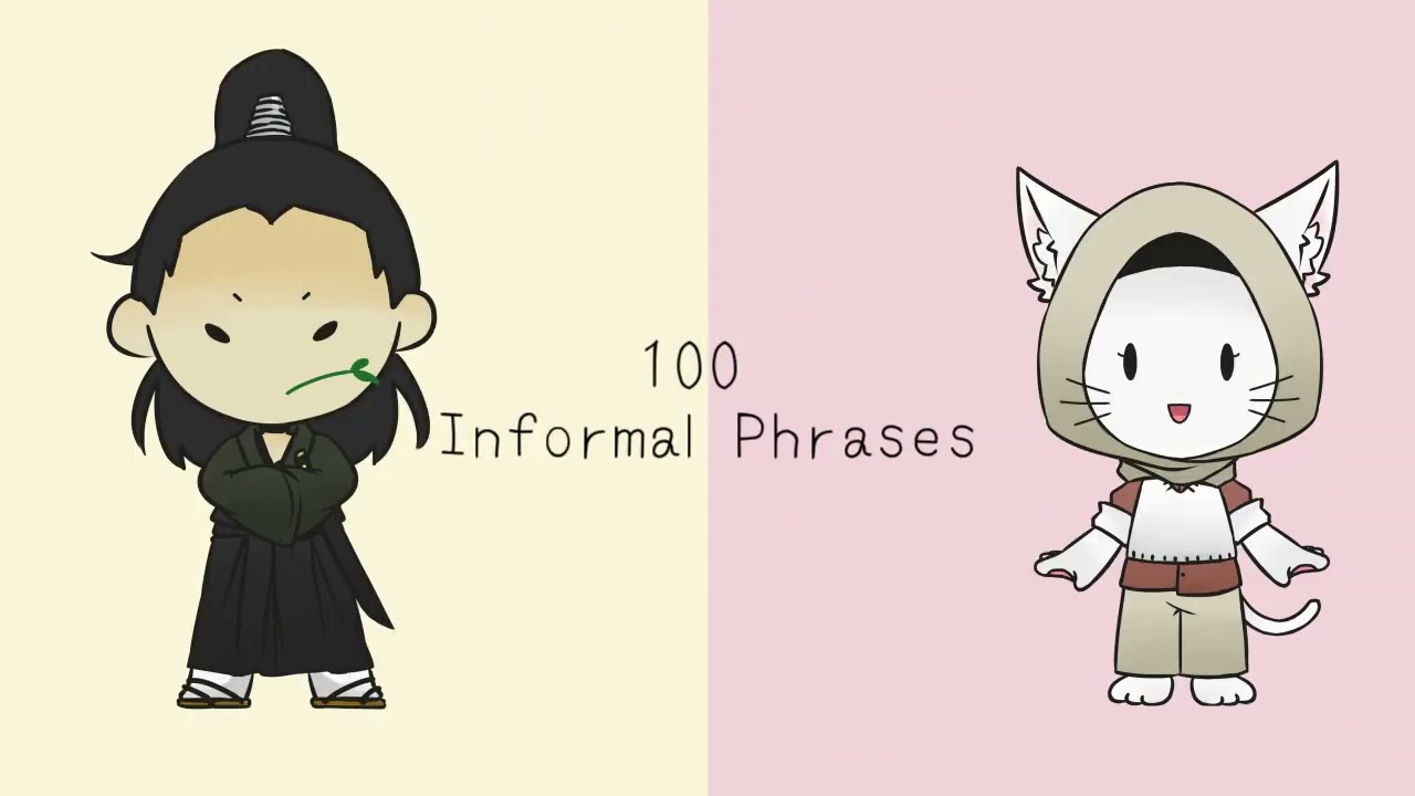 N5 100 frasa bahasa Jepang 【Frasa Informal / bahasa kasual】tameguchi