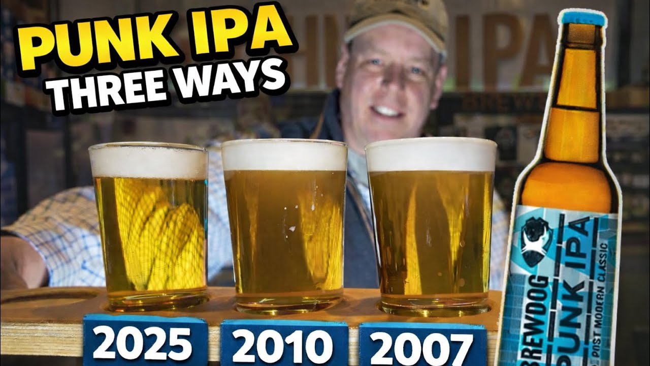 Какая версия Brewdog Punk IPA лучшая? Мы сварили две старые версии для сравнения. От зерна до бок...