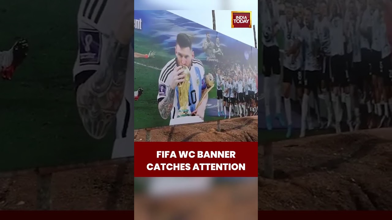 FIFA World Cup Fever Peaks in Malappuram With Creative Football Display | Messi | Sports