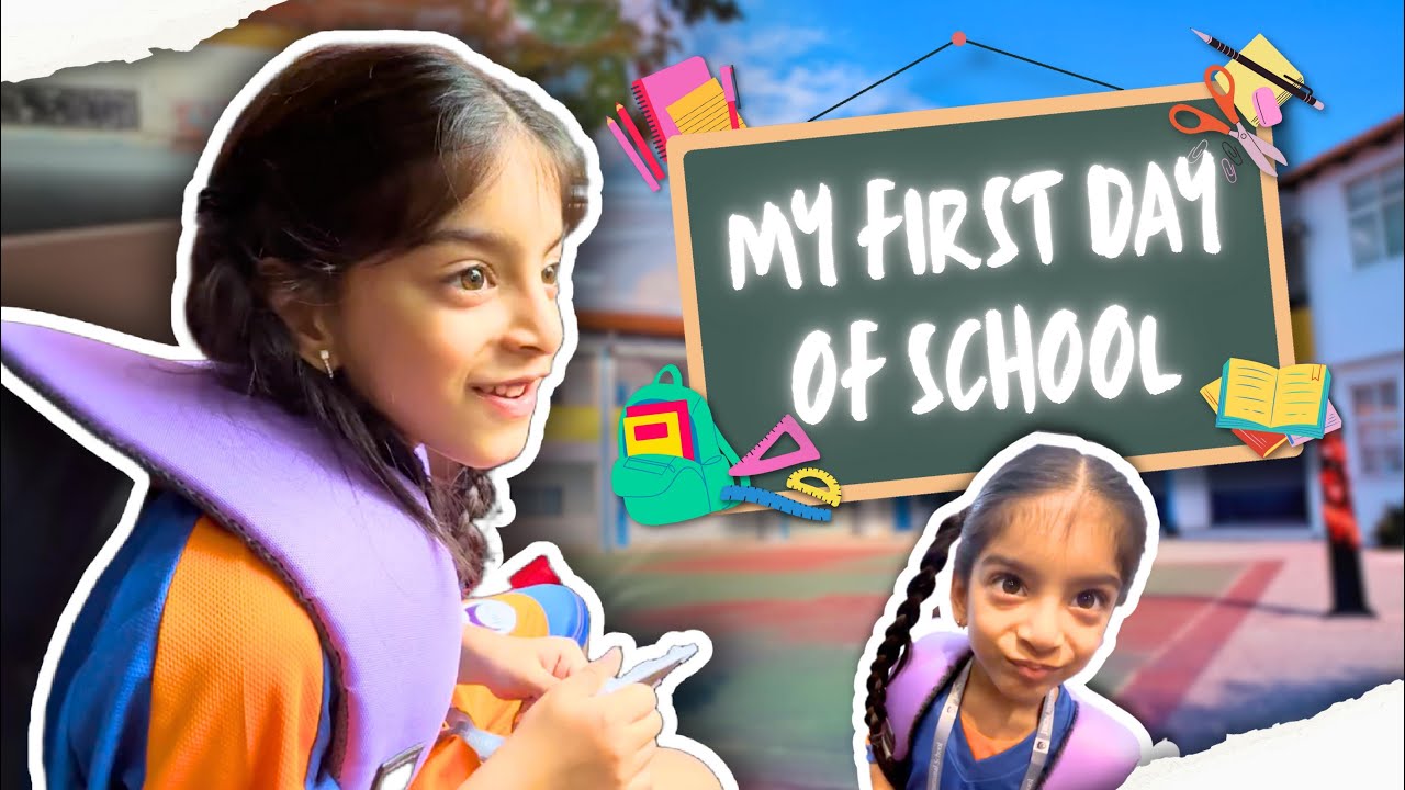 My First Day Of School 🏫 | Missing Papa💖  @TheMahhiWay @tarabhanushali1