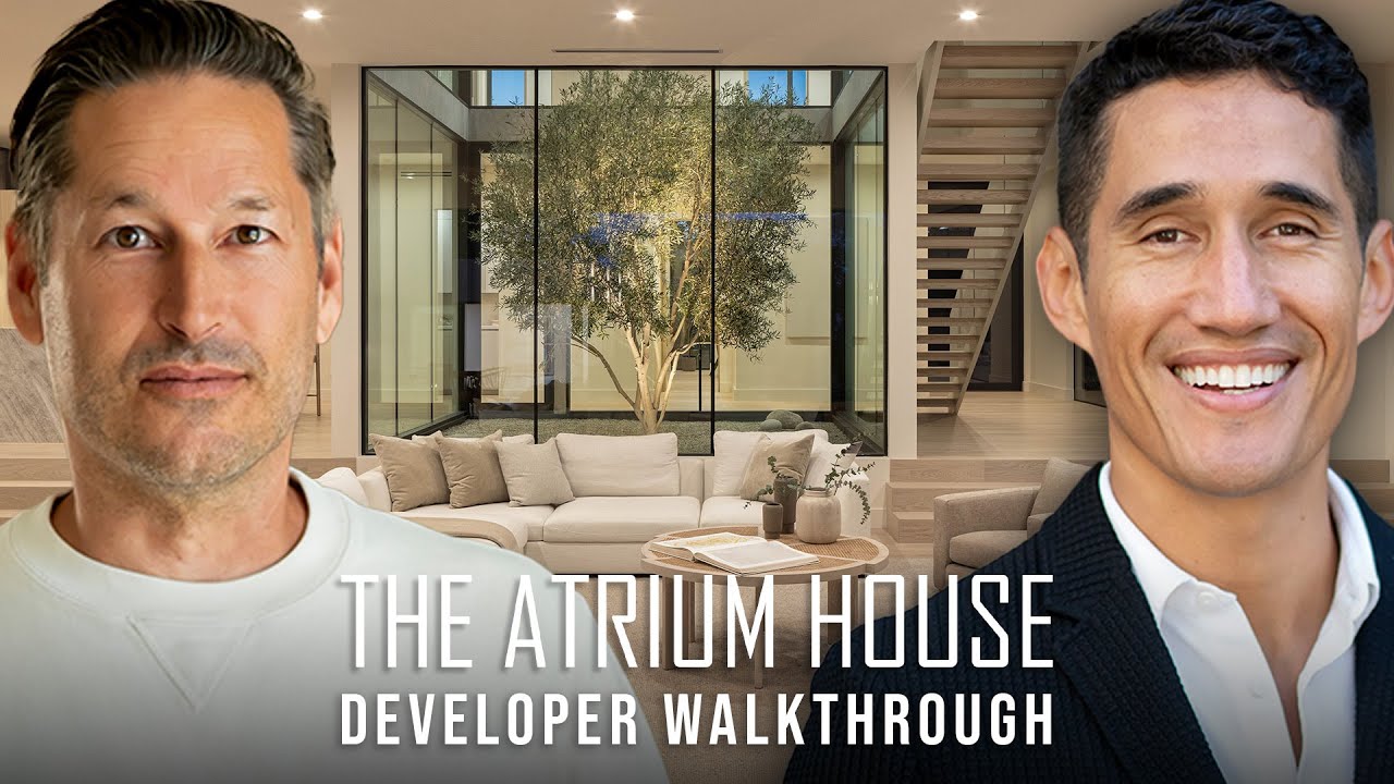 Developer Walkthrough of The Atrium House - Mar Vista