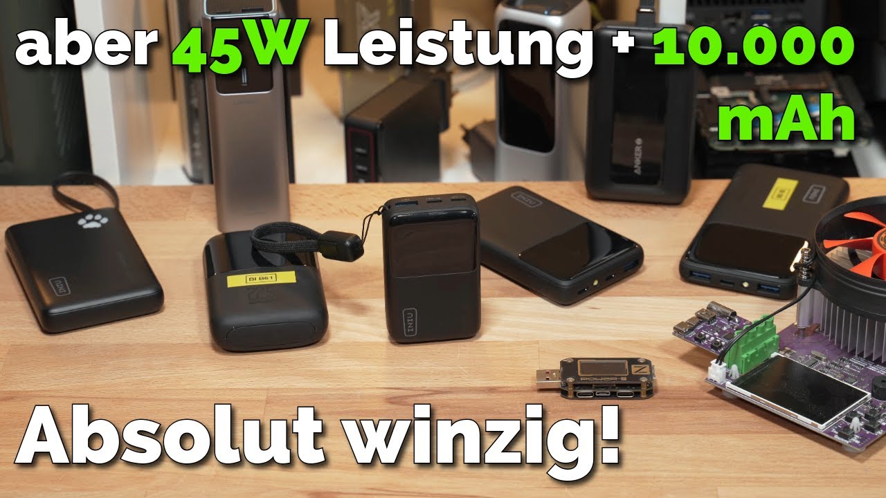 Die kleinste 10.000 mAh Powerbank, mit ordentlich Power! INIU P50 im Test