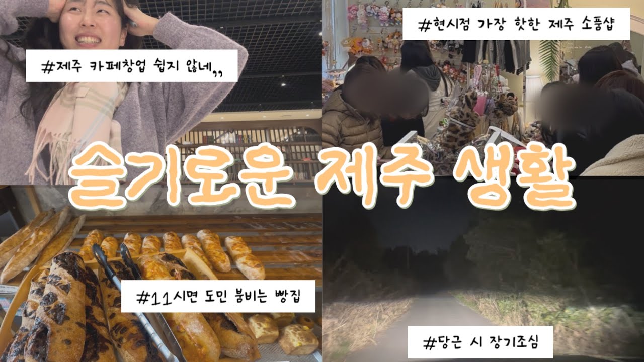 제주카페창업 | 최근 가장 핫한 제주 소품샵 알바 | 찐도민 빵 맛집 | #제주 #카페창업 #제주브이로그 #제주소품샵 #일상