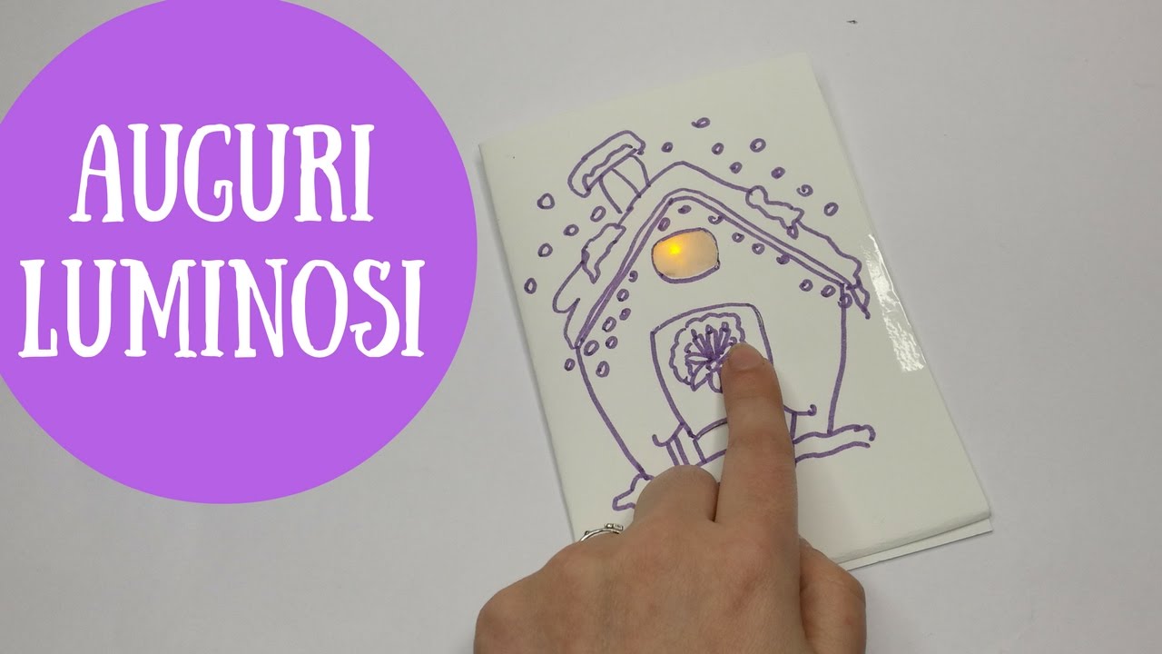 DIY Bigliettino d'auguri luminoso