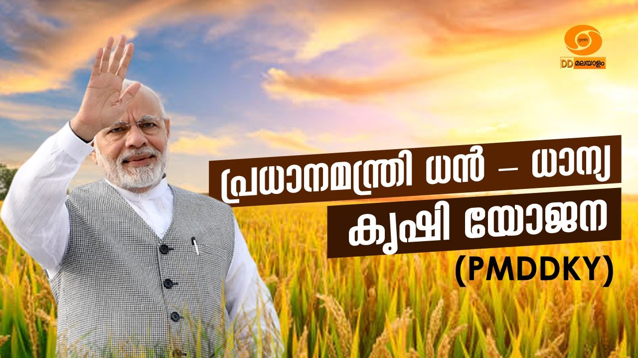 പ്രധാനമന്ത്രി ധൻ -ധാന്യ കൃഷി യോജന (PMDDKY) || KRISHIDARSHAN || DD MALAYALAM ||