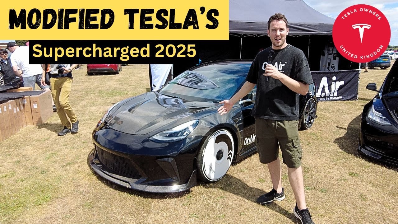 Tesla Supercharged Show 2025 - Modified EV Convoy!