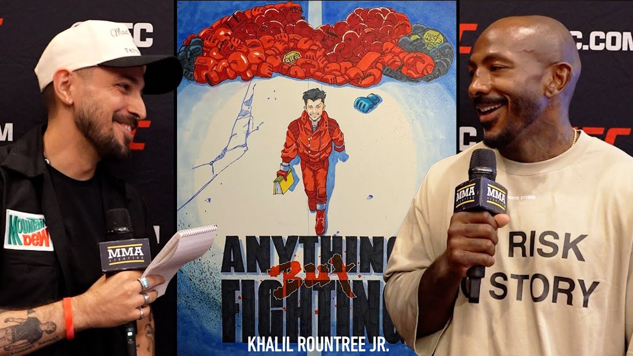 Khalil Rountree Answers Random Questions | Anything But Fighting | MMA Fighting