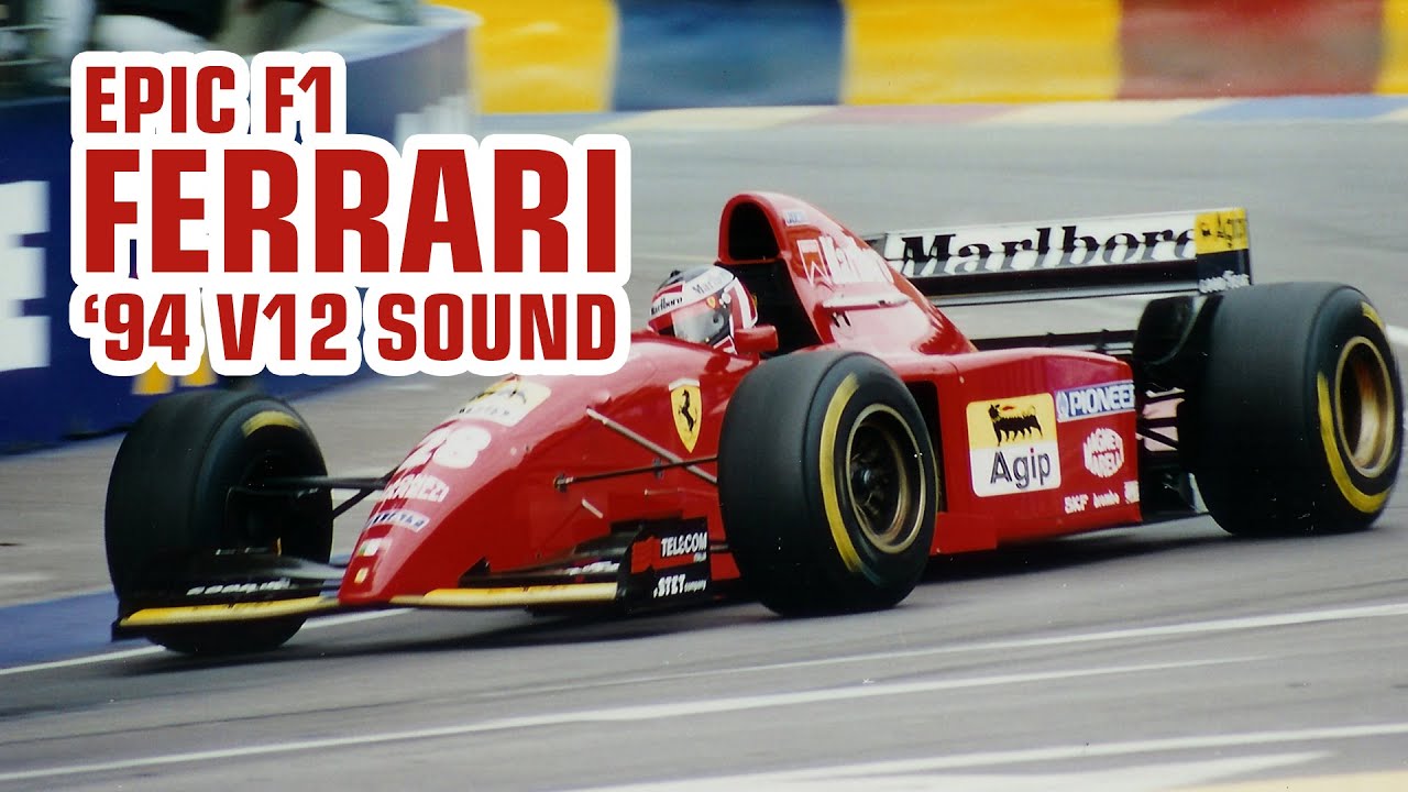 Best F1 sound ever: 1994 screaming Ferrari v12