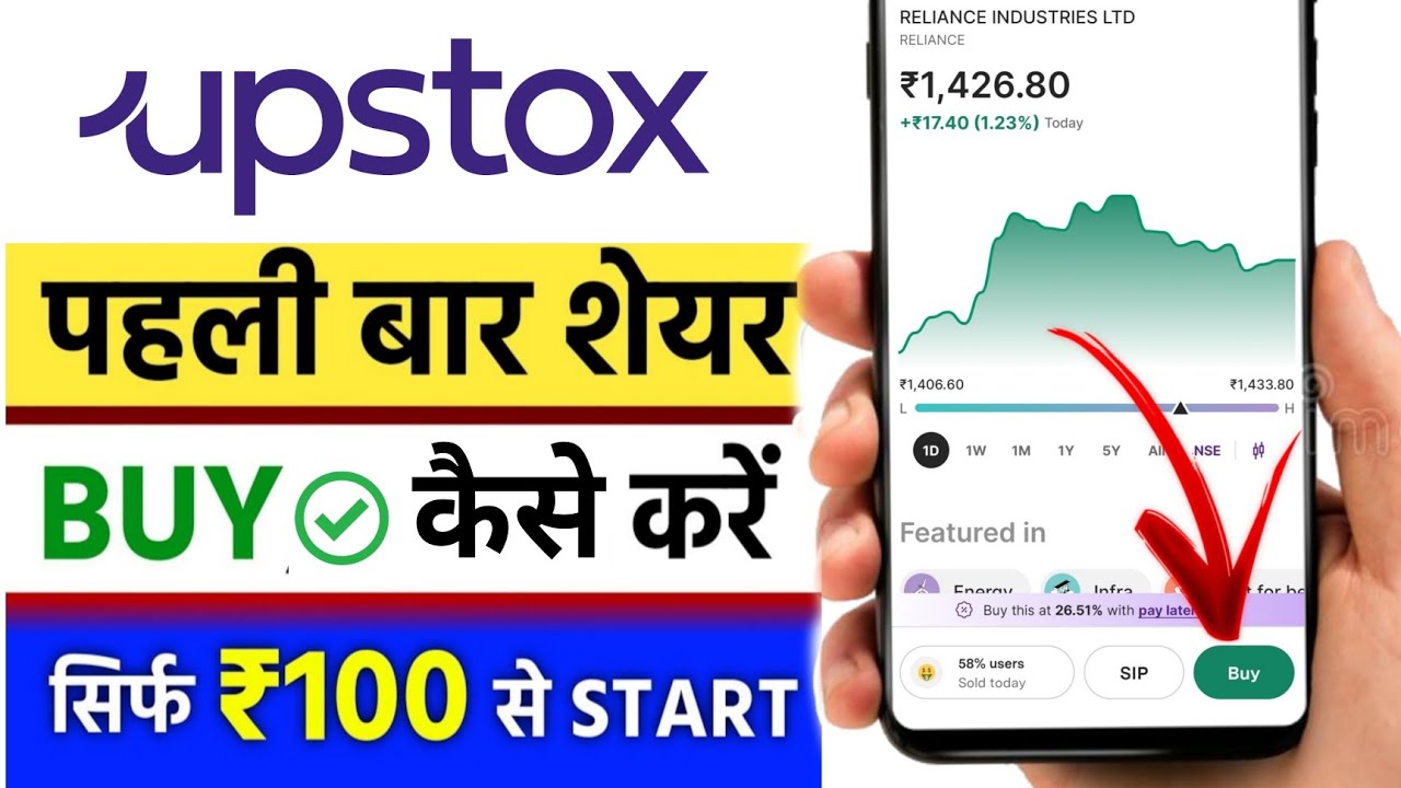 Upstox me share kaise kharide | How to buy upstox shares | upstox stock buy and sell