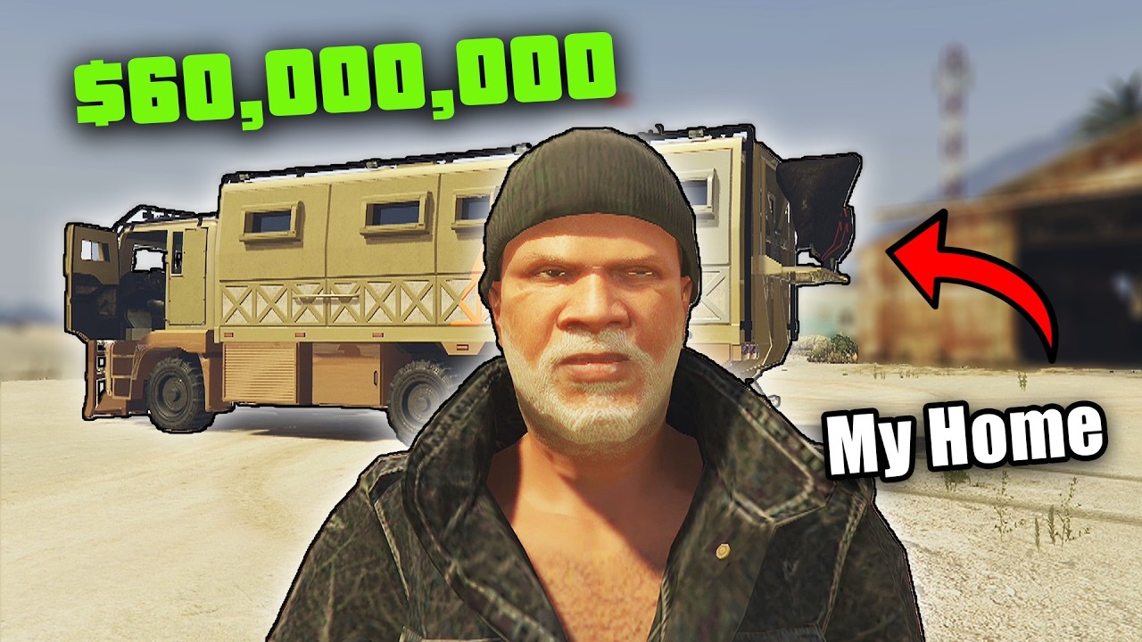 I Got RICH but stay Homeless in GTA 5 Online