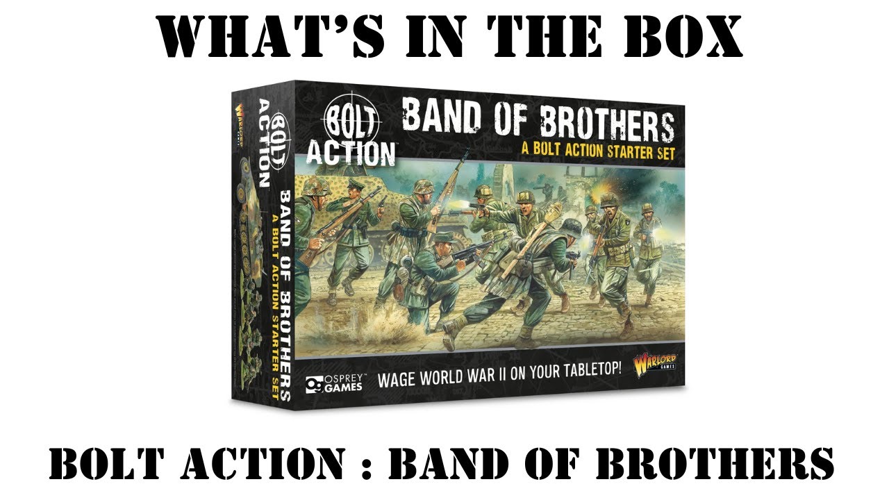 Распаковка игры Band of Brothers Bolt Action 3rd Edition 2025
